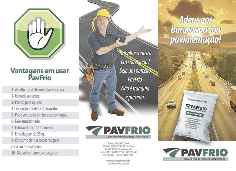 Asfalto Frio em saco preço